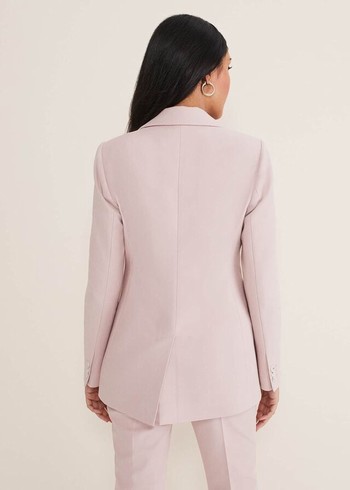 Phase Eight Petite Eira Fitted Jackets Pink USA | 3729456-JE